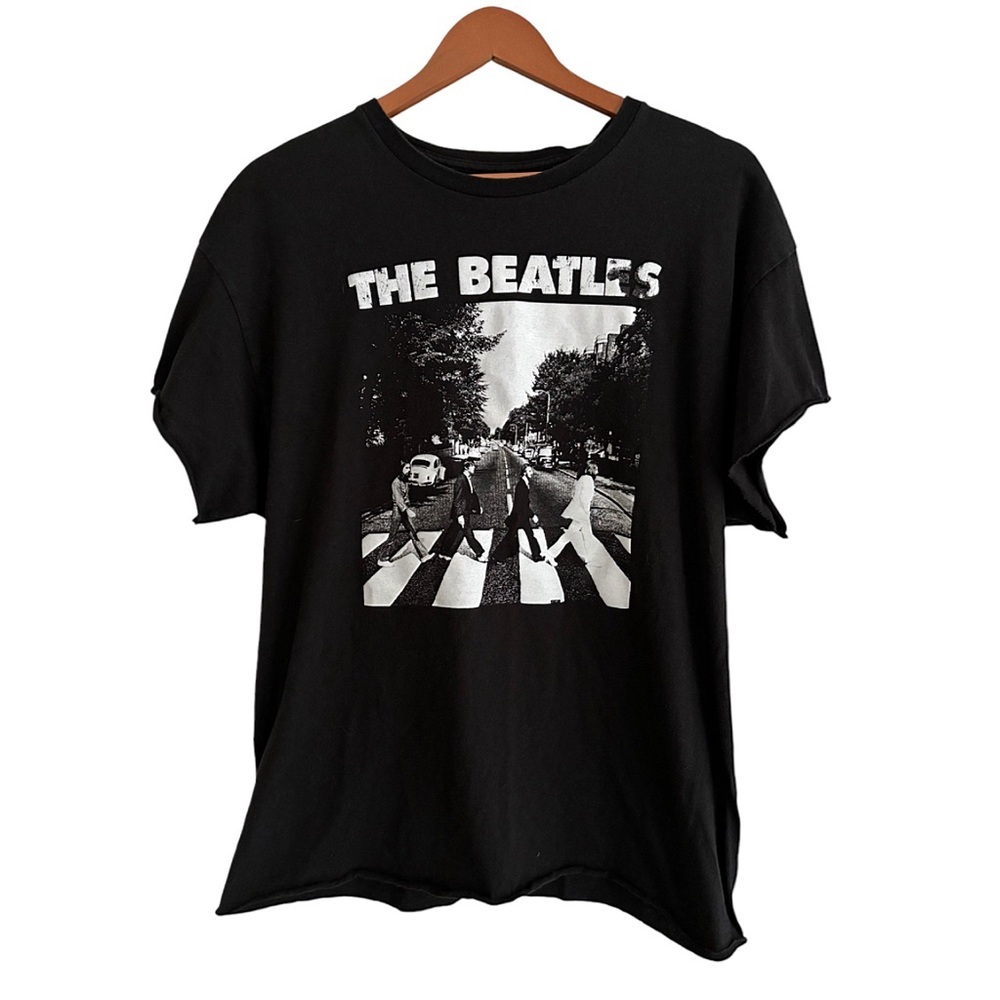 The Beatles Abbey Road Black Tee T-Shirt Unisex Size XL - Picture 2 of 4
